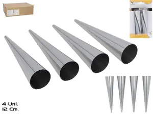 KITCHEN&GO Pastry Cone Set, 4 Pieces, 12 cm