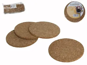 KITCHEN&GO Cup Coasters, Set of 4, 10x10 cm