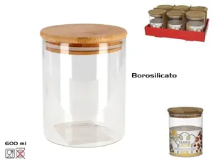 KITCHEN&GO borosilikāta stikla burka 600 ml