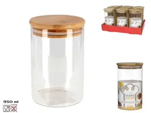 KITCHEN&GO borsilikāta stikla burka, 950 ml