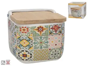 KITCHEN&GO Salt Shaker with Bamboo Lid