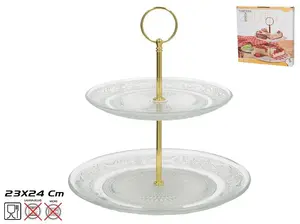 Двухъярусная подставка для торта KITCHEN&GO