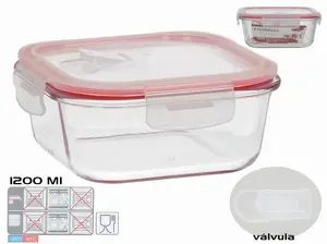 KITCHEN&GO Square Lunch Box 1200 ml