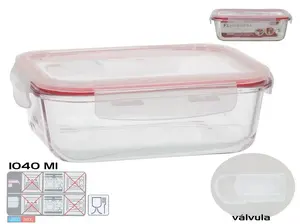 KITCHEN&GO Rectangular Lunch Box 1040 ml