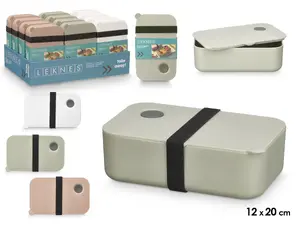 Leknes 93467 Lunch Box, 3-Colour Food Storage Container
