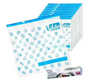 Vilde Ziplock Food Bags 27x26cm, 10 Pieces