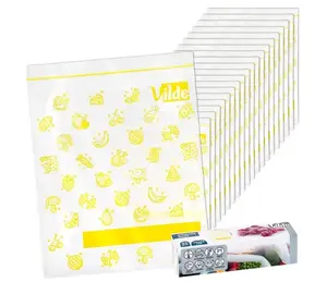Vilde Ziplock Food Bags 18x23cm, 20 Pieces
