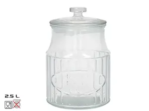Стеклянная банка KITCHEN&GO Vintage, 2.5 л