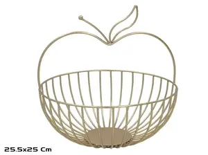 Фруктовница KITCHEN&GO, золотистая