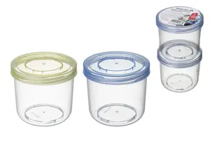 Galicja 45869 Screw-Top Food Storage Containers, 370 ml, Set of 2