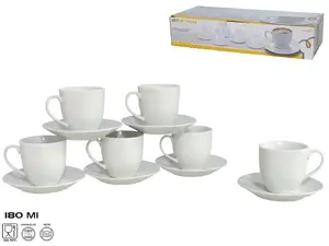 KITCHEN&GO 12-Piece Cup and Plate Set