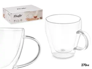 Kinvara borosilikāta stikla krūze 270 ml