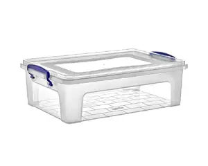 Michelino 40020 Transparent Storage Box 6 Liters with Locking Lid