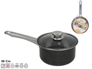 KITCHEN&GO Saucepan with Lid 18 cm