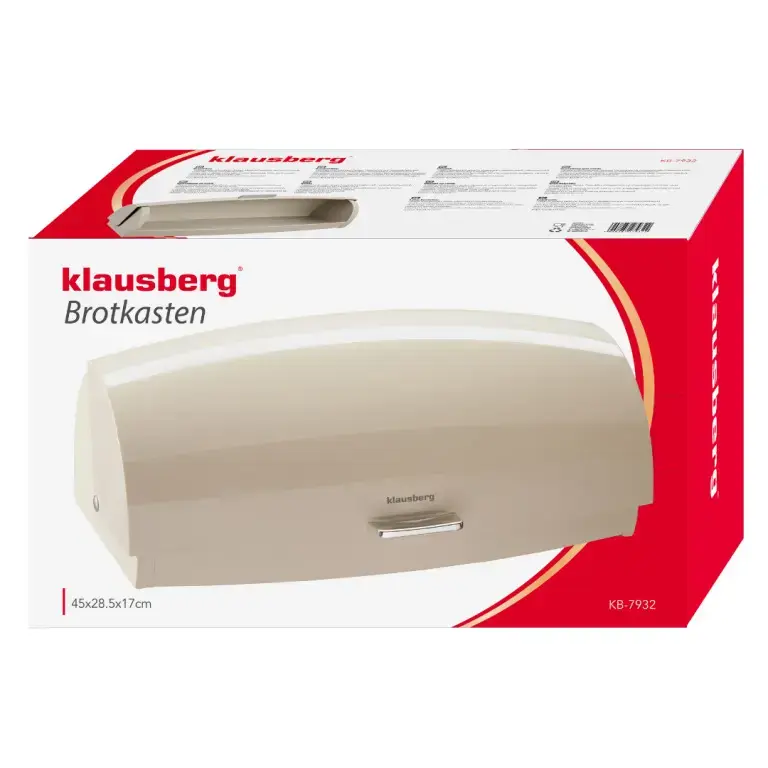Хлебница Klausberg KB 7932 | Металлическая с крышкой Photo 5