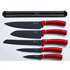 Goldmann 9999GM5259 5-Piece Knife Set with Magnetic Bar and Non-Stick Coating