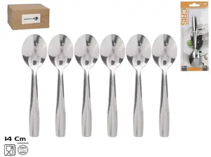 Десертные ложки (6 шт.), 14 x 3,5 см, KITCHEN&GO