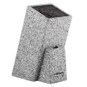 Ofenbach 100209 Knife Stand with Removable Plastic Rods and Soft-Touch Coating
