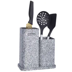 Ofenbach 100214 Knife Stand with Removable Plastic Rods and Soft-Touch Coating