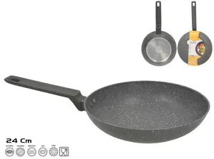 KITCHEN&GO Frying Pan 24 cm with Granite Effect Coating