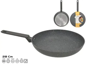KITCHEN&GO Frying Pan 28 cm with Granite Effect Coating