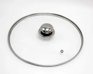 Стеклянная крышка Michelino 3026 с ручкой из нержавеющей стали, 28 см