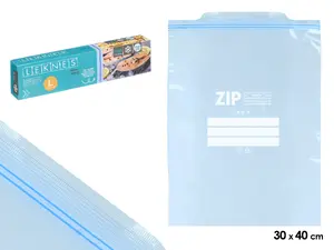 Leknes 87069 Large Freezer Bags with Zipper, 10 Units