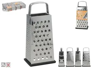 KITCHEN&GO Multipurpose Grater, Stainless Steel