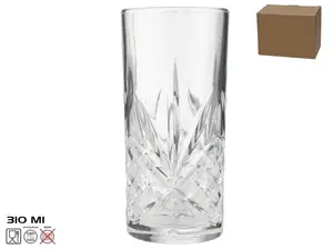 KITCHEN&GO Glass Set, 310 ml, 6 Pieces