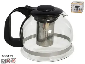 KITCHEN&GO Glass Teapot with Filter 1600 ml