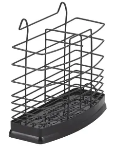 Rosberg 55R53003BB Cutlery Holder, Black