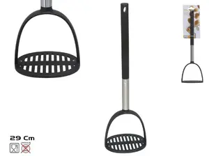 KITCHEN&GO Togo Potato Masher, Black Steel