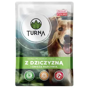 Влажный корм для собак TURNA с дичью, беззерновой, 100 г