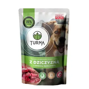 Влажный корм для собак TURNA с дичью, беззерновой, 400 г