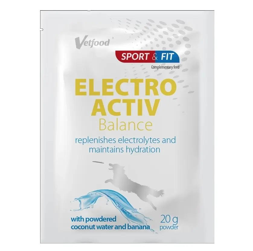 Vetfood Electroactiv Balance elektrolītu piedeva ar