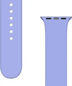 Hurtel Silicone Strap for Apple Watch Ultra / 8 / 7 / 6 / 5 / 4 / 3 / 2 / SE (45 / 44 / 42mm), Purple
