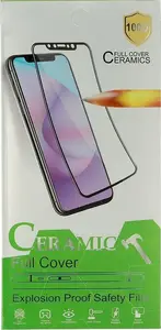 Защитное закаленное стекло Hard Ceramic для iPhone 11 / XR, черное