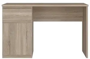 Fiber Mounts Desk LSQB211L-D30F Brown 60x120 cm