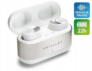 Croni Devialet Gemini II bezvadu austiņas, Iconic White