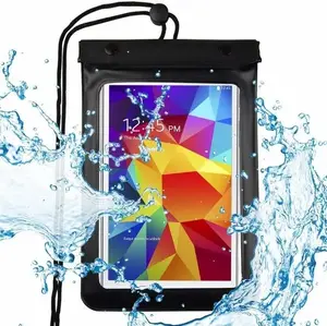 GSM City Universal Waterproof Case for Smartphones and Tablets up to 8 inches, Black