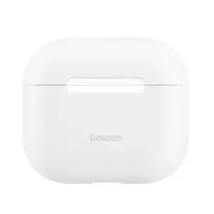 Baseus WIAPPOD-CBZ02 Protective Case for Apple AirPods 3, Silica Gel, White
