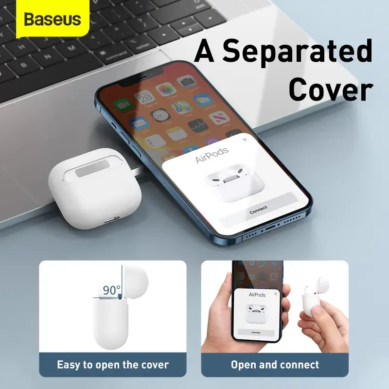 Baseus WIAPPOD-CBZ02 Protective Case for Apple AirPods 3 Photo 13