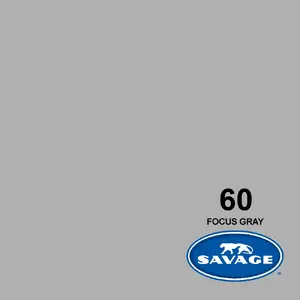 Фоновый бумажный фон Savage Universal 60-12, серый, 2.72 x 11 м