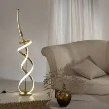 Eko-Light Tigris LED Floor Lamp, Gold, 4000K