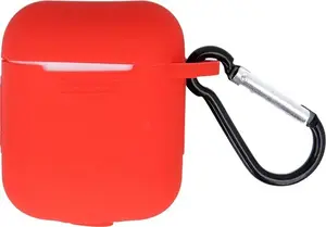 TelForceOne Protective Case for AirPods, Red