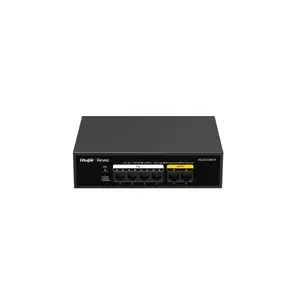 Ruijie Networks Reyee RG-ES106F-P Unmanaged L2 Fast Ethernet Network Switch with PoE