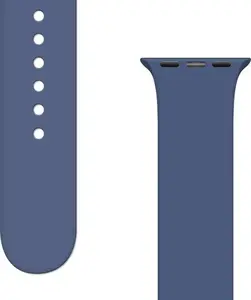 Hurtel Silicone Strap for Apple Watch Ultra / 8 / 7 / 6 / 5 / 4 / 3 / 2 / SE (45 / 44 / 42mm) Blue