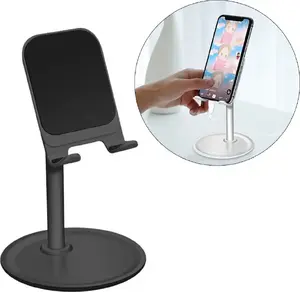 Hurtel K3S Telescopic Desktop Stand for Smartphone and Tablet, Black