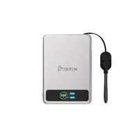BMX SolidSafe 5K Solid-State Magnetic Power Bank, Silver