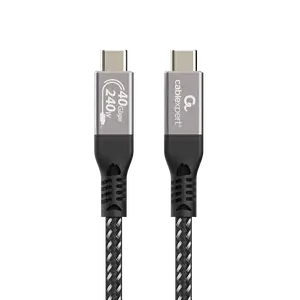 Cablexpert Premium USB4 Type-C charging and data cable, 40 Gbps, 240 W, 0.5 m | CCBP-USB4-CMCM240-0.5M